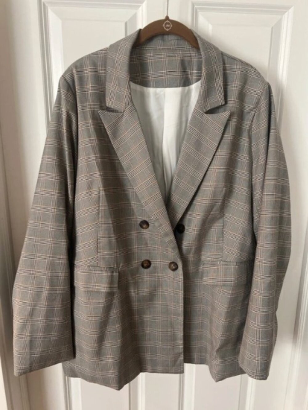 City Check Blazer Jacket